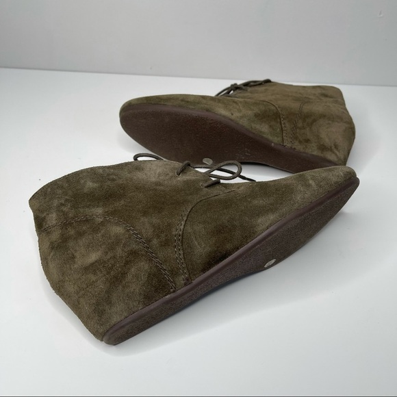 Nine West Joeyo suede wedge boots - Picture 2 of 9